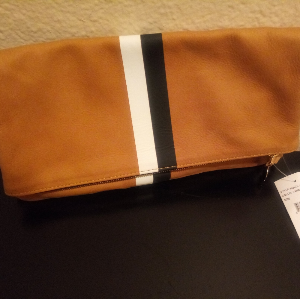 Clare. V fold over clutch